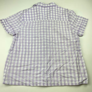 Girls Brilliant Basics, lightweight cotton pyjama shirt / top, EUC, size 10,  