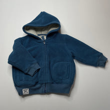 Load image into Gallery viewer, Boys Pumpkin Patch, zip up fleece hoodie sweater, GUC, size 0,  
