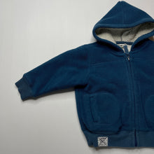 Load image into Gallery viewer, Boys Pumpkin Patch, zip up fleece hoodie sweater, GUC, size 0,  