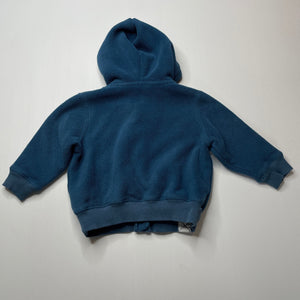 Boys Pumpkin Patch, zip up fleece hoodie sweater, GUC, size 0,  