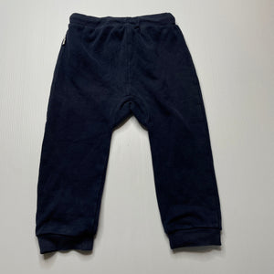 Boys Sprout, fleece lined track pants, elasticated, wash fade, FUC, size 1,  