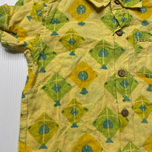Load image into Gallery viewer, Boys fabindia, lightweight cotton short sleeve shirt, GUC, size 0,  