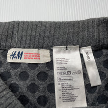 Load image into Gallery viewer, Girls H&amp;M, grey knitted skirt, elasticated, L: 25.5cm, FUC, size 5-6,  
