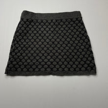 Load image into Gallery viewer, Girls H&amp;M, grey knitted skirt, elasticated, L: 25.5cm, FUC, size 5-6,  