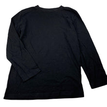 Load image into Gallery viewer, Boys Next, black cotton long sleeve t-shirt / top, GUC, size 7,  