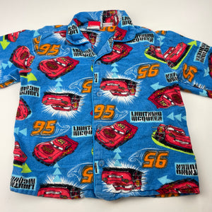 Boys Disney, Cars flannel cotton winter pyjama top, FUC, size 3,  