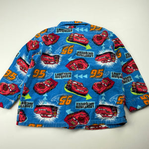 Boys Disney, Cars flannel cotton winter pyjama top, FUC, size 3,  