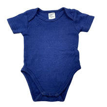 Load image into Gallery viewer, Boys Baby Berry, blue cotton bodysuit / romper, wash fade, FUC, size 000,  