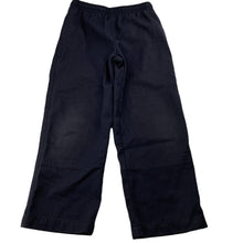 Load image into Gallery viewer, Boys PICKLES, navy school pants, elasticated, Inside leg: 42.5cm, FUC, size 4,  