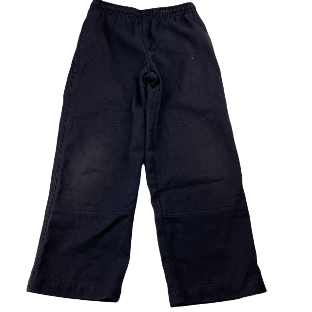 Boys PICKLES, navy school pants, elasticated, Inside leg: 42.5cm, FUC, size 4,  