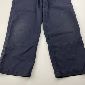 Boys PICKLES, navy school pants, elasticated, Inside leg: 42.5cm, FUC, size 4,  