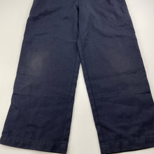 Load image into Gallery viewer, Boys PICKLES, blue school pants, elasticated, Inside leg: 42.5cm, FUC, size 4,  