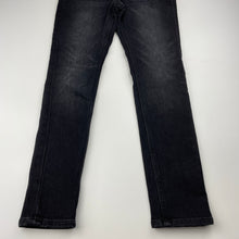 Load image into Gallery viewer, Boys H&amp;M, skinny fit stretch denim jeans, adjustable, Inside leg: 56.5cm, GUC, size 9,  