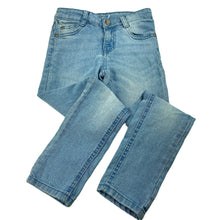 Load image into Gallery viewer, unisex Cool Kids, blue stretch denim jeans, adjustable, Inside leg: 51cm, FUC, size 7,  