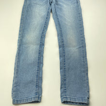 Load image into Gallery viewer, unisex Cool Kids, blue stretch denim jeans, adjustable, Inside leg: 51cm, FUC, size 7,  