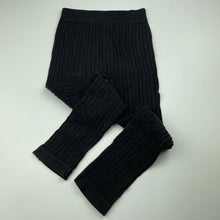 Load image into Gallery viewer, Girls Kids &amp; Co, ribbed stretchy leggings, elasticated, Inside leg: 41cm, GUC, size 4,  