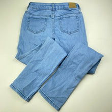 Load image into Gallery viewer, Girls Target, blue stretch denim jeans, adjustable, Inside leg: 61cm, EUC, size 10,  