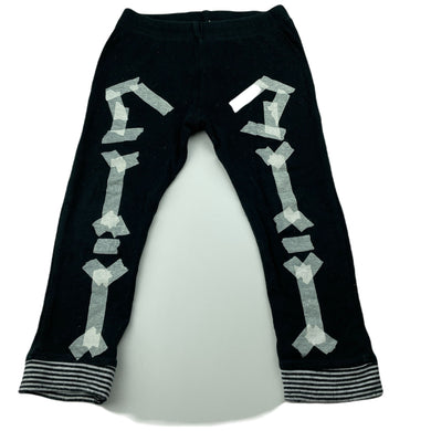 unisex Cotton On, pyjama pants / bottoms, skeleton, FUC, size 2,  