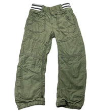 Load image into Gallery viewer, Boys Nutmeg, lined khaki cotton pants, elasticated, Inside leg: 33cm, GUC, size 2,  