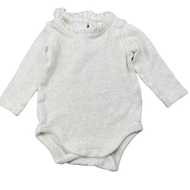 Girls Anko, ribbed stretchy bodysuit / romper, EUC, size 000,  