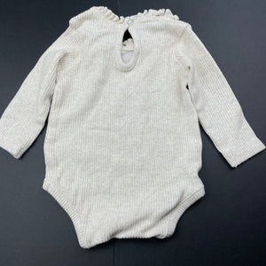 Girls Anko, ribbed stretchy bodysuit / romper, EUC, size 000,  