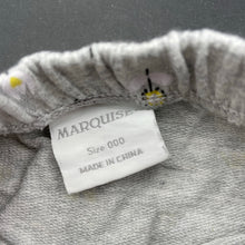 Load image into Gallery viewer, Girls Marquise, floral cotton pants, elasticated, GUC, size 000,  