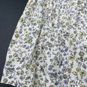 Girls Dymples, floral tunic top, L: 33cm, EUC, size 1,  