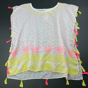 Girls Seed, lightweight beach cover top, one size, Width: 50cm, L: 52cm, FUC, size 7-10,  