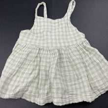 Load image into Gallery viewer, Girls Anko, green &amp; white crinkle cotton summer top &amp; bloomers, GUC, size 000,  