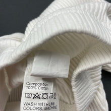 Load image into Gallery viewer, Girls SHEIN, white ribbed cotton leggings / bottoms, GUC, size 000,  