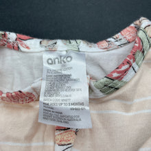 Load image into Gallery viewer, Girls Anko, organic cotton blend swaddle sleeping bag, GUC, size 000,  