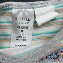 Load image into Gallery viewer, Boys Tiny Little Wonders, cotton bodysuit / romper, FUC, size 0,  
