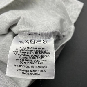 unisex Miann & Co, grey marle t-shirt / top, FUC, size 000,  