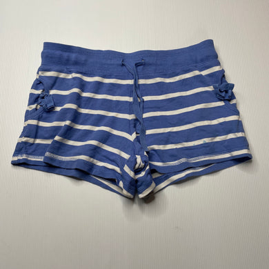Girls Tilii, striped cotton shorts, elasticated, GUC, size 14,  
