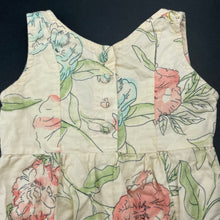 Load image into Gallery viewer, Girls Minouche, floral cotton summer romper, EUC, size 0,  