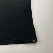 Load image into Gallery viewer, Girls Rip Curl, black cotton t-shirt / top, FUC, size 6,  