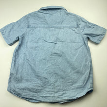 Load image into Gallery viewer, Boys Cotton On, chambray cotton short sleeve shirt, FUC, size 6,  