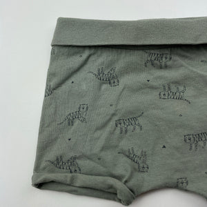 unisex Target, khaki cotton shorts, elasticated, FUC, size 000,  