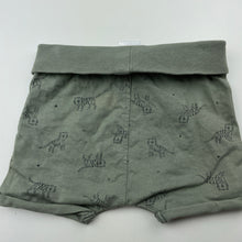 Load image into Gallery viewer, unisex Target, khaki cotton shorts, elasticated, FUC, size 000,  