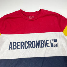 Load image into Gallery viewer, Boys Abercrombie, colour block long sleeve t-shirt / top, FUC, size 13-14,  