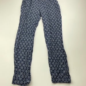 Girls H&M, navy lightweight jumpsuit, Inside leg: 52cm, GUC, size 8,  
