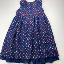 Load image into Gallery viewer, Girls Pumpkin Patch, lined corduroy cotton party dress, GUC, size 6, L: 65cm