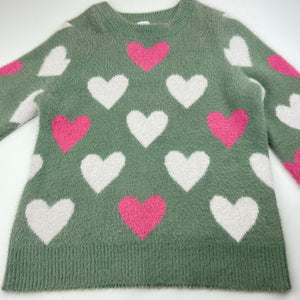 Girls Target, soft feel fluffy sweater / jumper, EUC, size 12,  