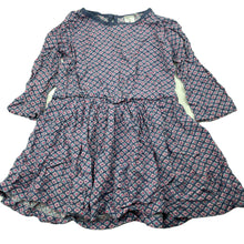 Load image into Gallery viewer, Girls Target, viscose long sleeve casual dress, GUC, size 5, L: 46cm