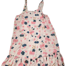 Load image into Gallery viewer, Girls Anko, pink floral viscose summer dress, GUC, size 14, L: 80cm