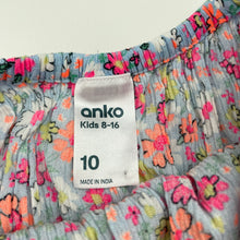 Load image into Gallery viewer, Girls Anko, bright colourful floral casual dress, EUC, size 10, L: 63cm