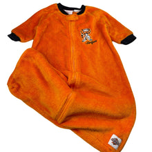Load image into Gallery viewer, unisex NRL Mascots, Wests Tigers fleece sleeping bag, L: 65cm, GUC, size 0,  