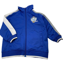 Load image into Gallery viewer, unisex NRL Mascots, Brutus Bulldogs zip up track top, light marks on cuffs, FUC, size 3,  