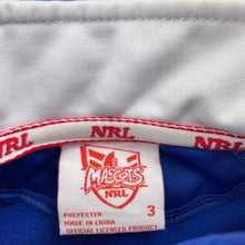 Load image into Gallery viewer, unisex NRL Mascots, Brutus Bulldogs zip up track top, light marks on cuffs, FUC, size 3,  