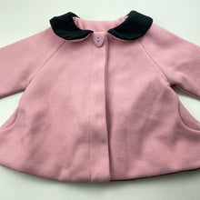 Load image into Gallery viewer, Girls pink, jacket / coat, no labels, armpit to armpit: 28.5cm, armpit to cuff: 17.5cm, EUC, size 2-3,  